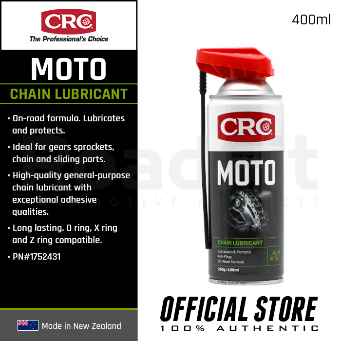 CRC MOTO CHAIN LUBE FOR MOTORCYCLE 400ML 1752431 MC Lazada PH