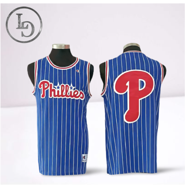 MLB Men's Philadelphia Phillies Basketball Jersey Embroidery Patches