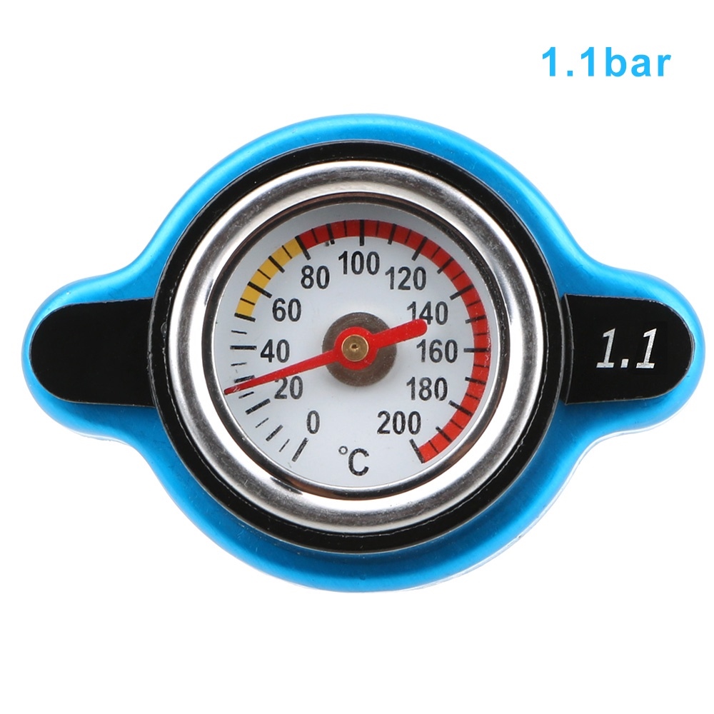Radiator Cap Temperature Gauge 0.9 /1.1/1.3 Bar Universal Car Thermo