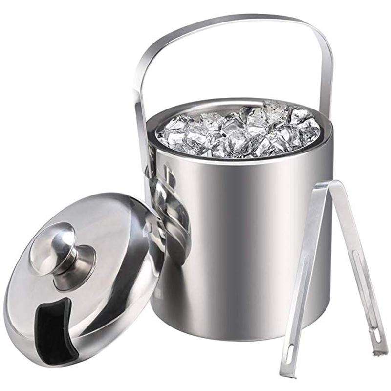 Ice Buckets with Stainless Steel Ice 