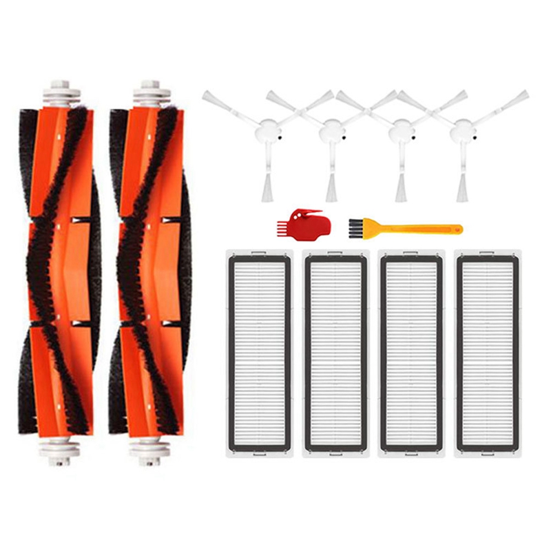 For xiaomi mijia 1c 2c/stytj01zhm dreame f9 filter main side brush mop cloth parts kit vacuum cleaner accessories tool