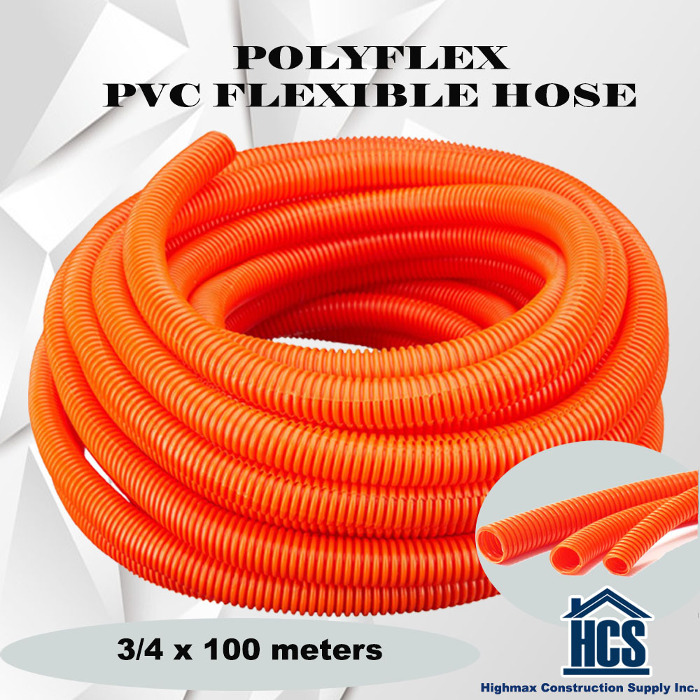 Polyflex Electrical PVC Flexible Hose 3/4X100 1 roll Lazada PH
