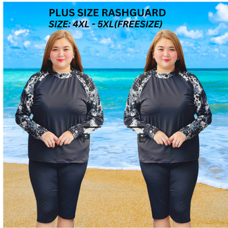 Legit Plus Size Rash guard 3xl-5xl beach outfit sports & outdoors