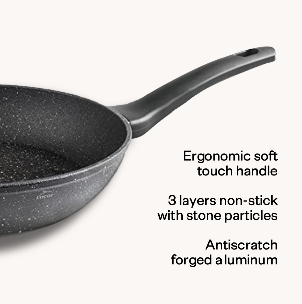 Jarko Forever, 20cm/22cm/24cm/26cm/28cm Frying Pan, Removable