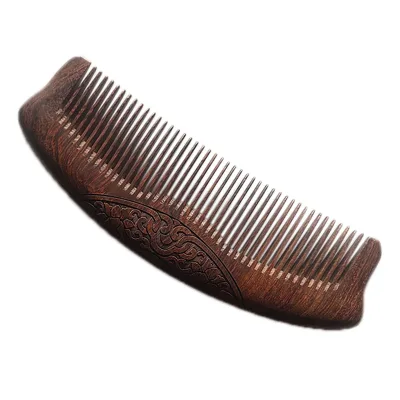 Hair Comb Wooden Comb Natural Sandalwood Combs Wooden Teeth Without Static Lice Comb Beard Barber Wood Comb