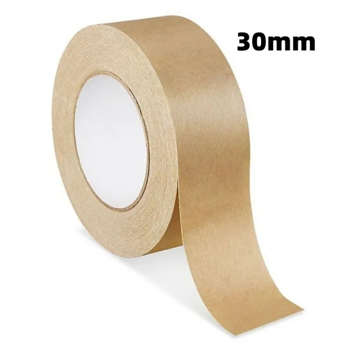 1 Roll30 Meters Kraft Brown Or White Paper Tape Brown Paper Tape Gummed Tape Environmentally 0714