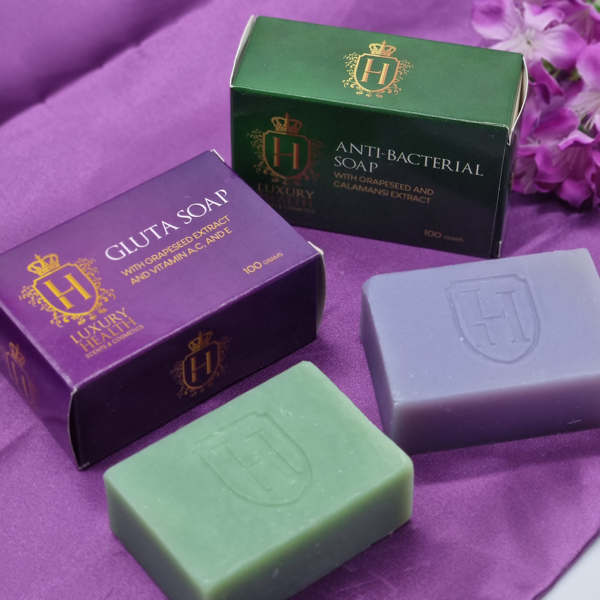 Luxury Health Gluta Soap With Grapeseed Extract And Vitamin A , C And E