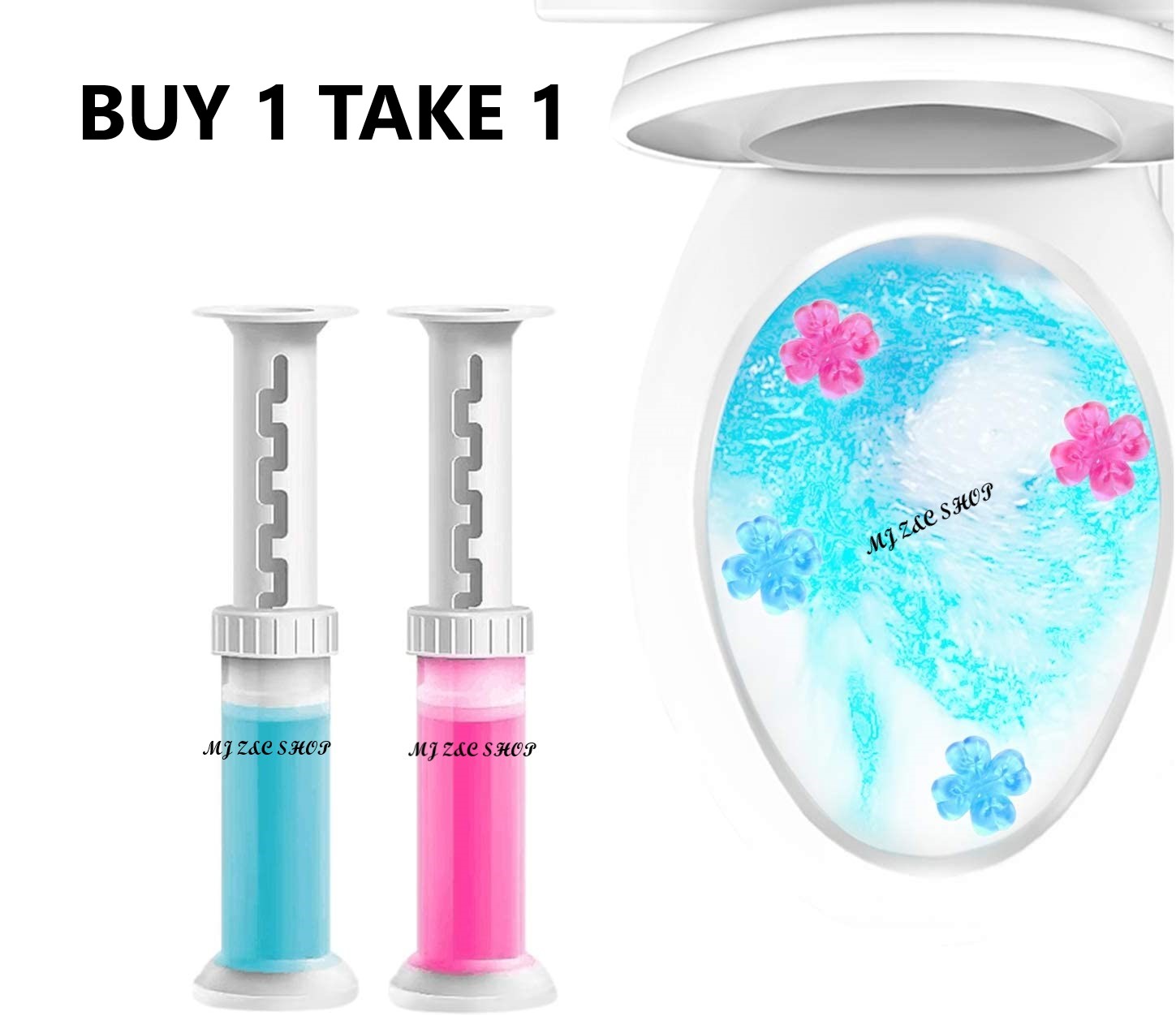 ( Buy 1 take 1 ) Toilet Cleaner Gel Automatic Toilet Cleaning Stamp