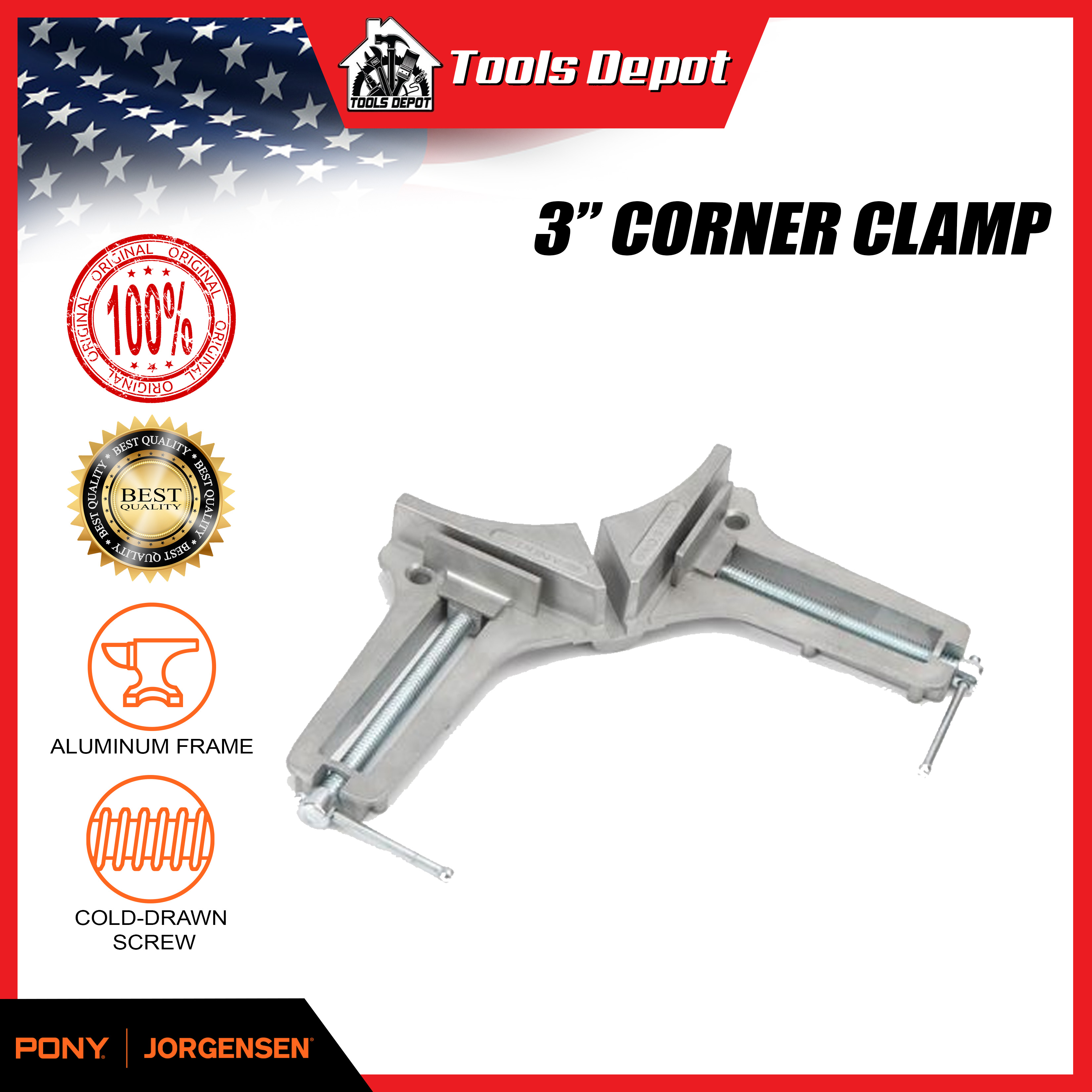 PONY 3" CORNER CLAMP Lazada PH