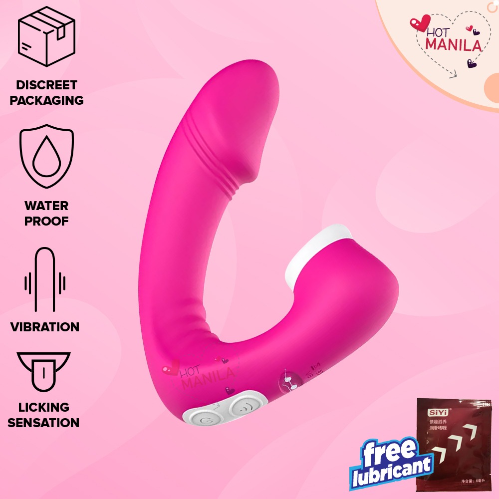 Hot Manila 2-in-1 Licking and Vibrating Dildo and Vibrator Body Safe  Vibration Sex Toy for Women Waterproof Rechargeable Single Item Adult Toy  Rose Color Vibrator - Lazada | Lazada PH