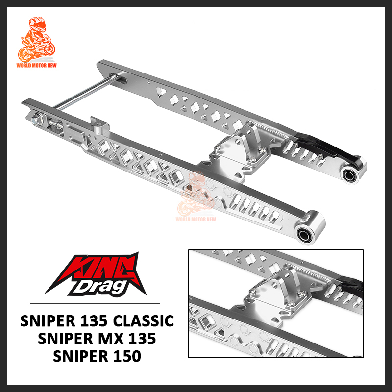 King Drag swing arm for sniper 150 155 Motorcycle lengthened 2 inches