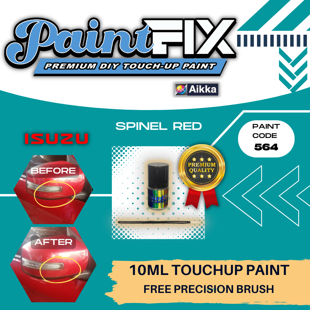 (DMAX)10ml PAINT FIX DIY PREMIUM CAR TOUCHUP PAINT SCRATCH CONCEALER