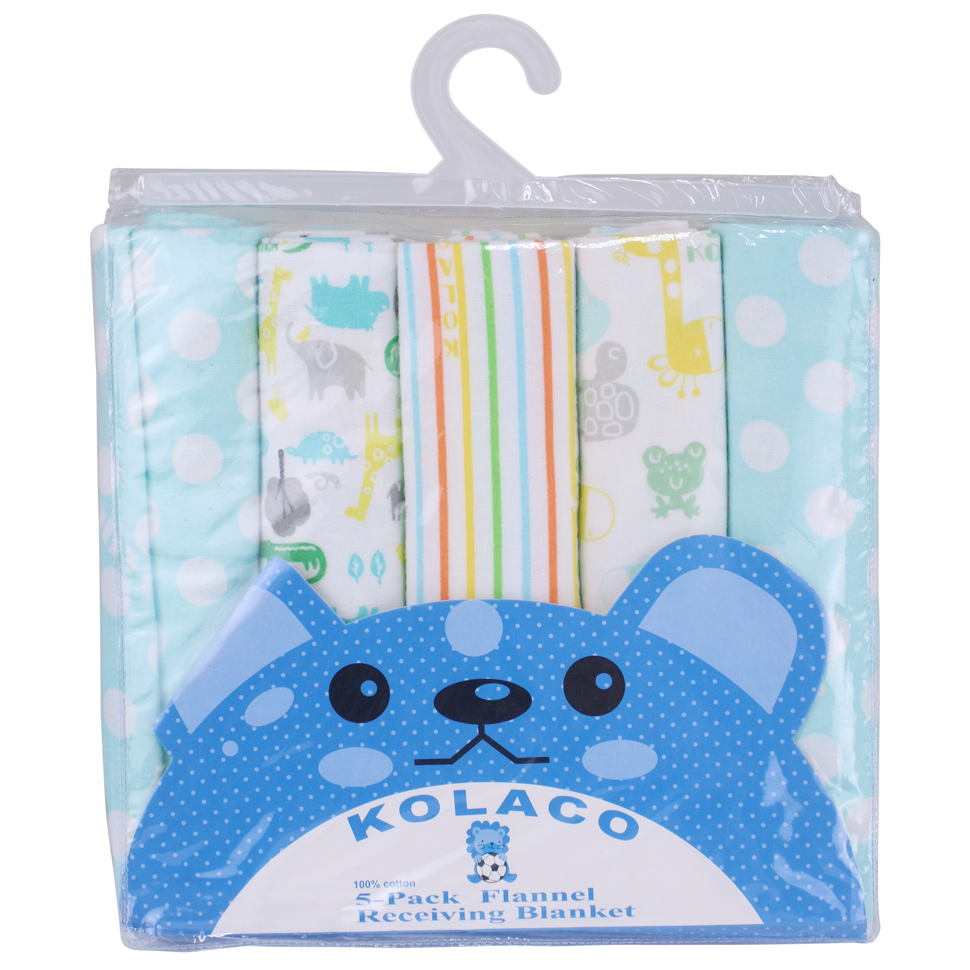 Baby Love KOLACO Baby Blanket Flannel 5pcs in Pack Baby Towel
