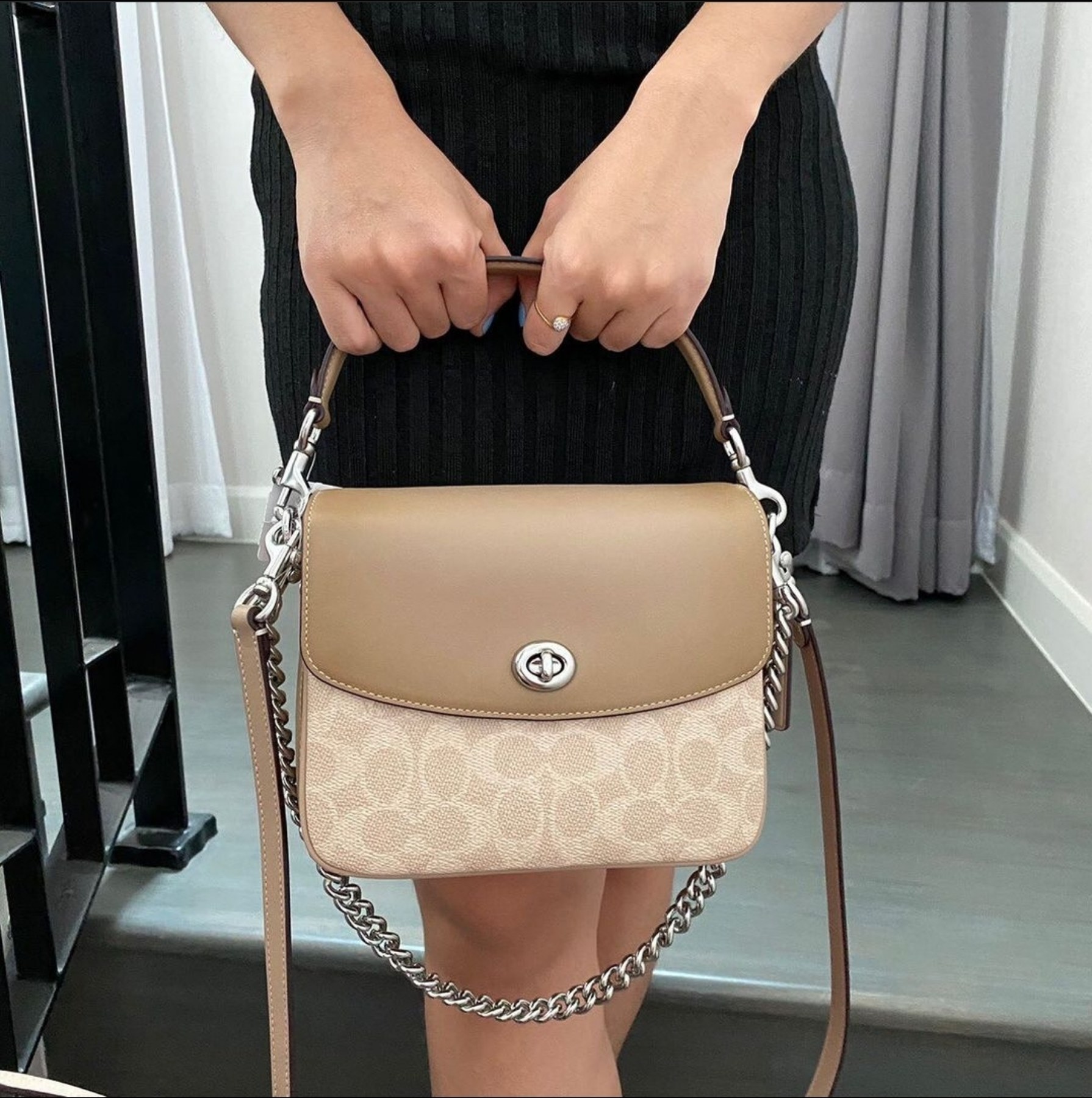 coach cassie 19 taupe