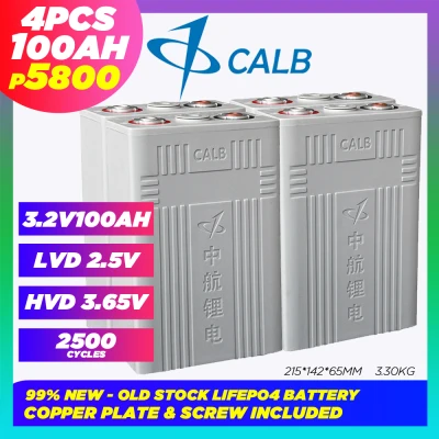 Lifepo4 Battery 4pcs CALB 3.2V 100ah Prismatic LiFePO4 Lithium Ion Phosphate Cell Battery