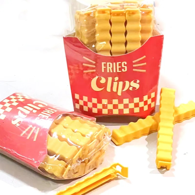 Cute French Fries Sealing Clip Plastic Sealing Clip Snack - Temu