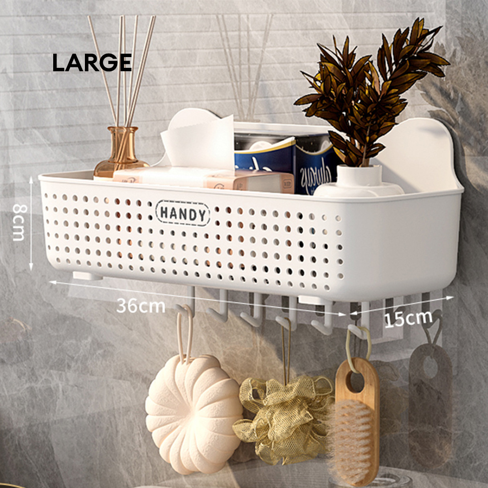 Locaupin Multifunctional Organizer Space Saving Hanging Wall Mounted ...