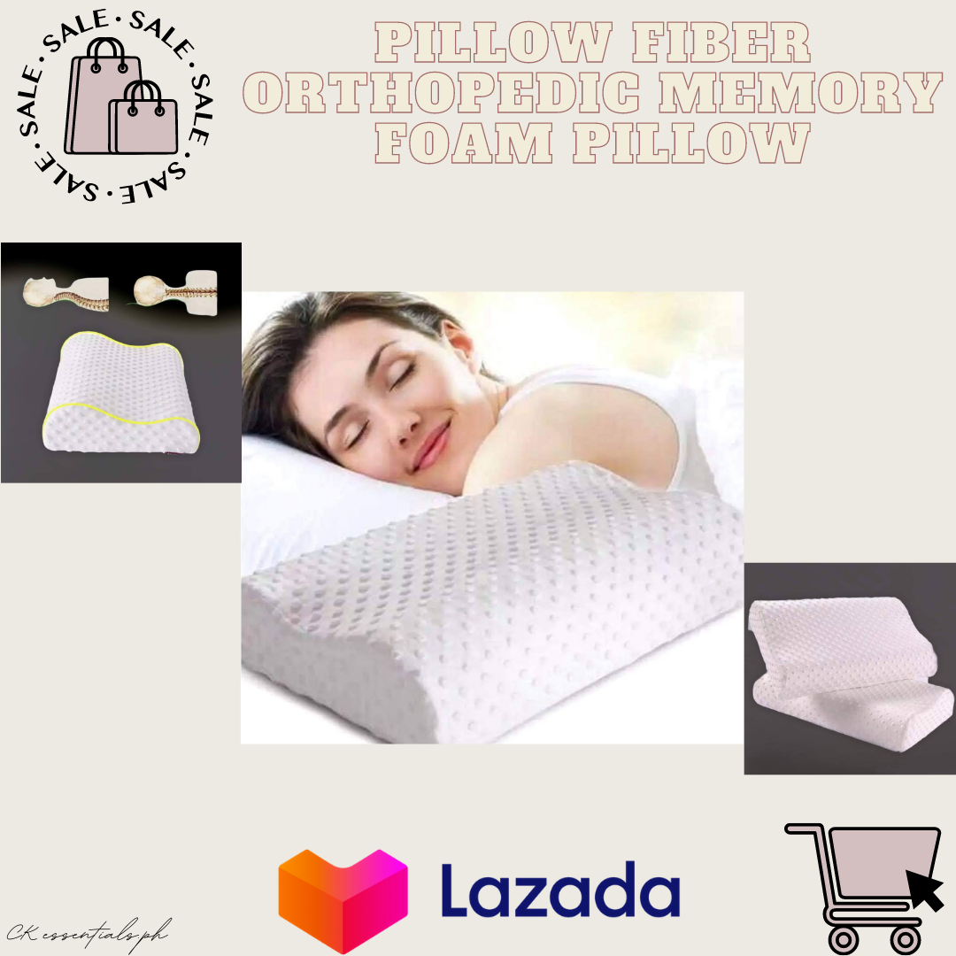 memory foam pillow which side