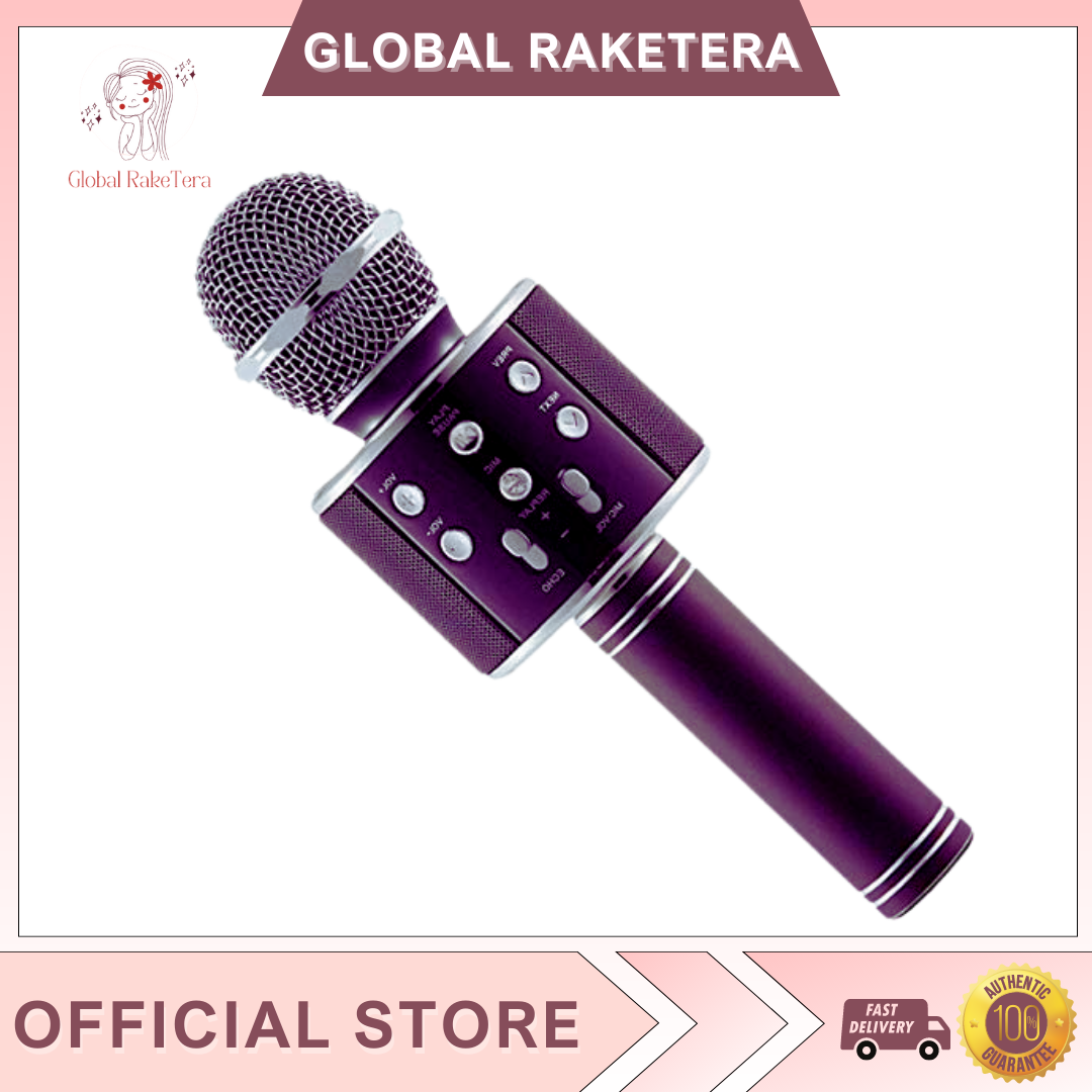 WS858 Wireless Bluetooth Microphone Karaoke Speaker Karaoke HiFi