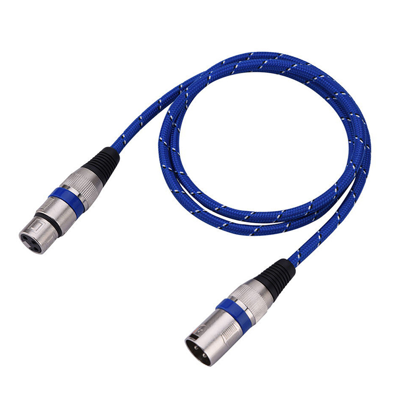 [Percy Julie] 3 Pin XLR Microphone Cable Male To Female Balanced Patch Lead Mic 1M-20M