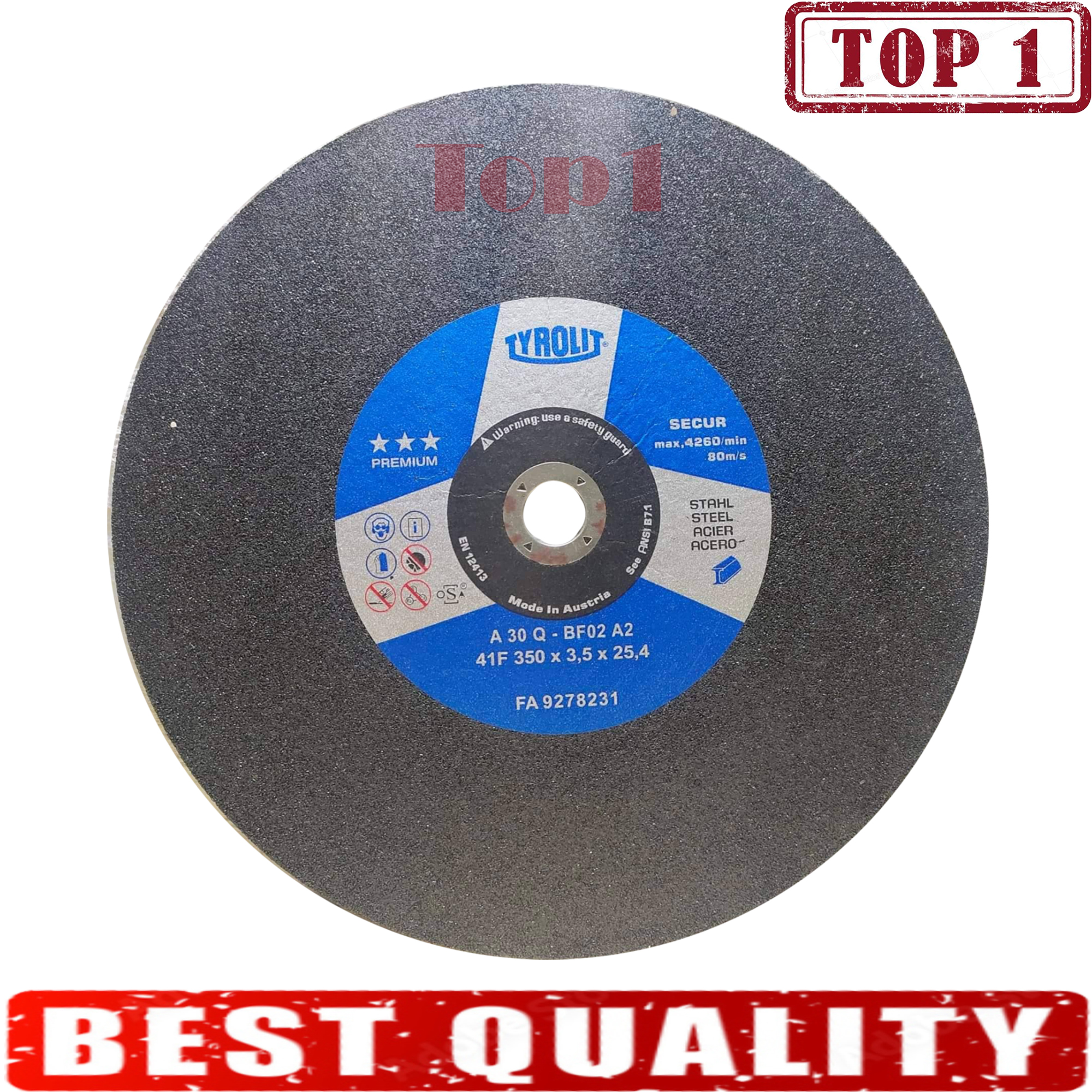 TYROLIT CUT OFF Cutting Disc 14"inch Wheels (black) Sold per 3pcs