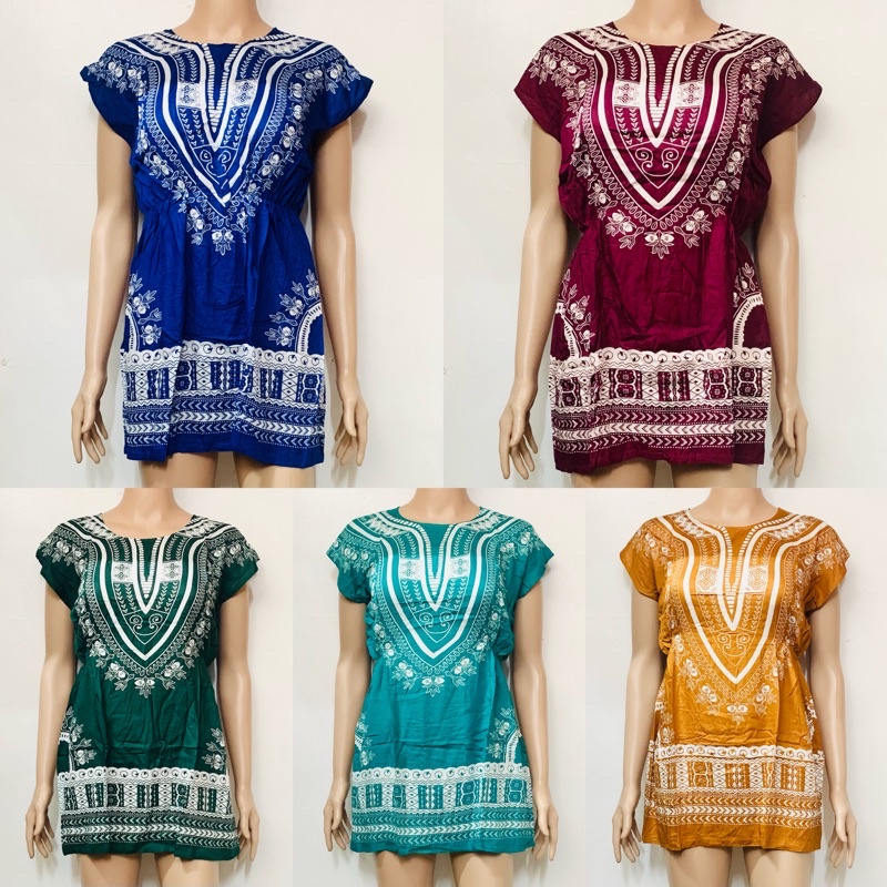 Dashiki/Batik/Bohemian/Ethnic/Indian Mini Dress