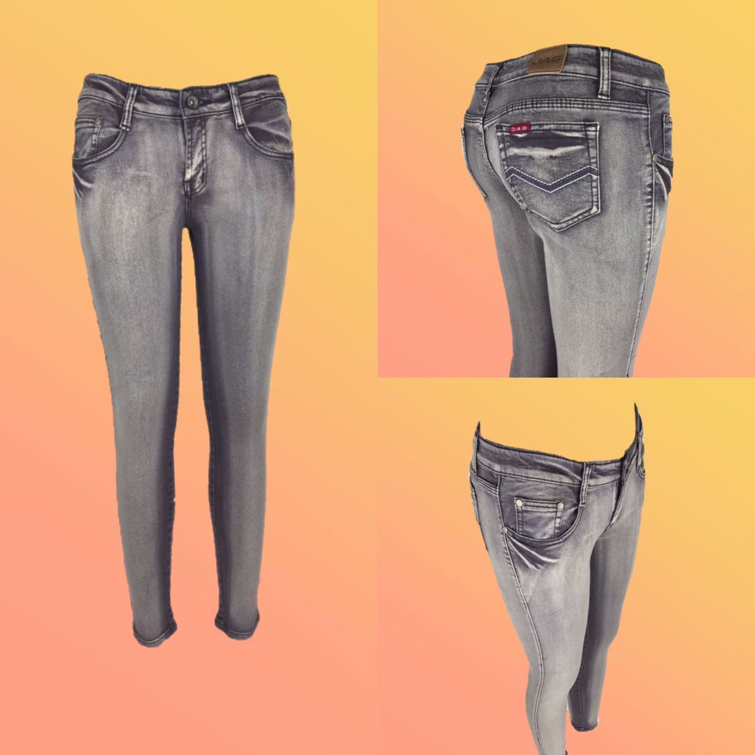 plus size grey skinny jeans