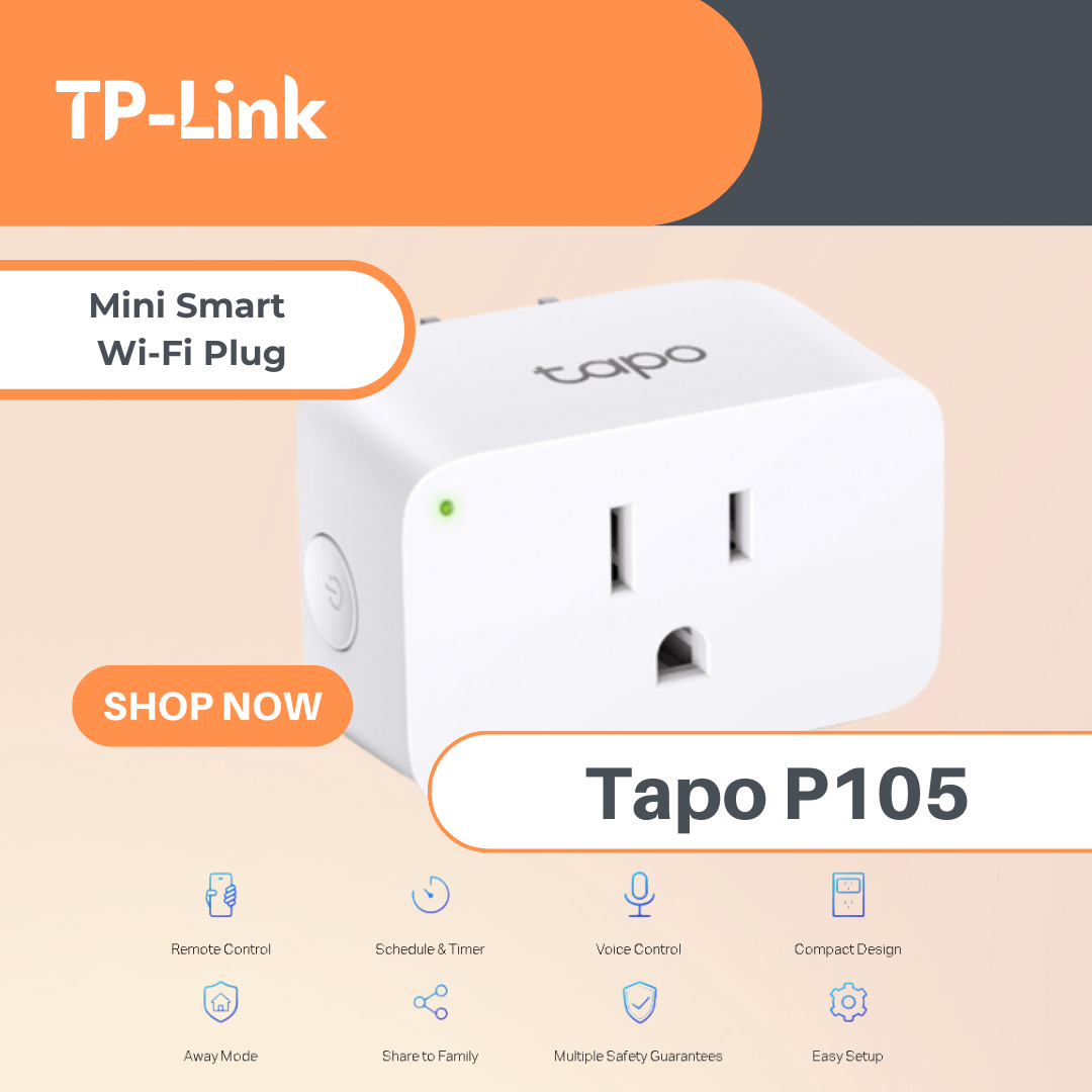 Mini Enchufe TP-Link wifi Inteligente Tapo P105