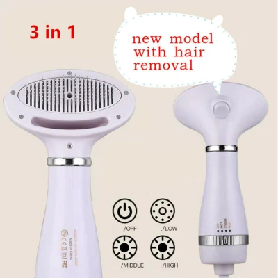 【Fast Delivery】2in1 Portable Pet Dryer Dog Hair Dryer & Comb Pet Grooming Cat Hair Comb Dog Fur