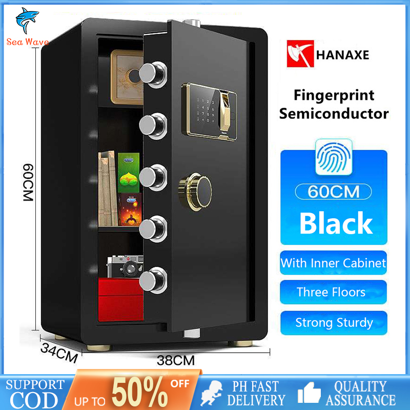 [1 Year Warranty] Digital Depository Fireproof Safe Box Jewelry Home