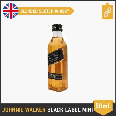Johnnie Walker Black Label Whisky Mini 50mL