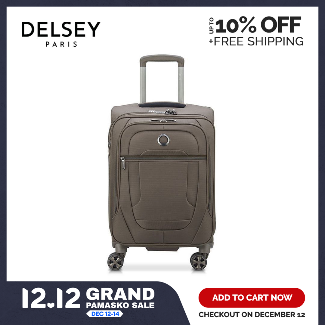 DELSEY HELIUM DLX 2.0 MOCHA 55 CM LUGGAGE Lazada PH