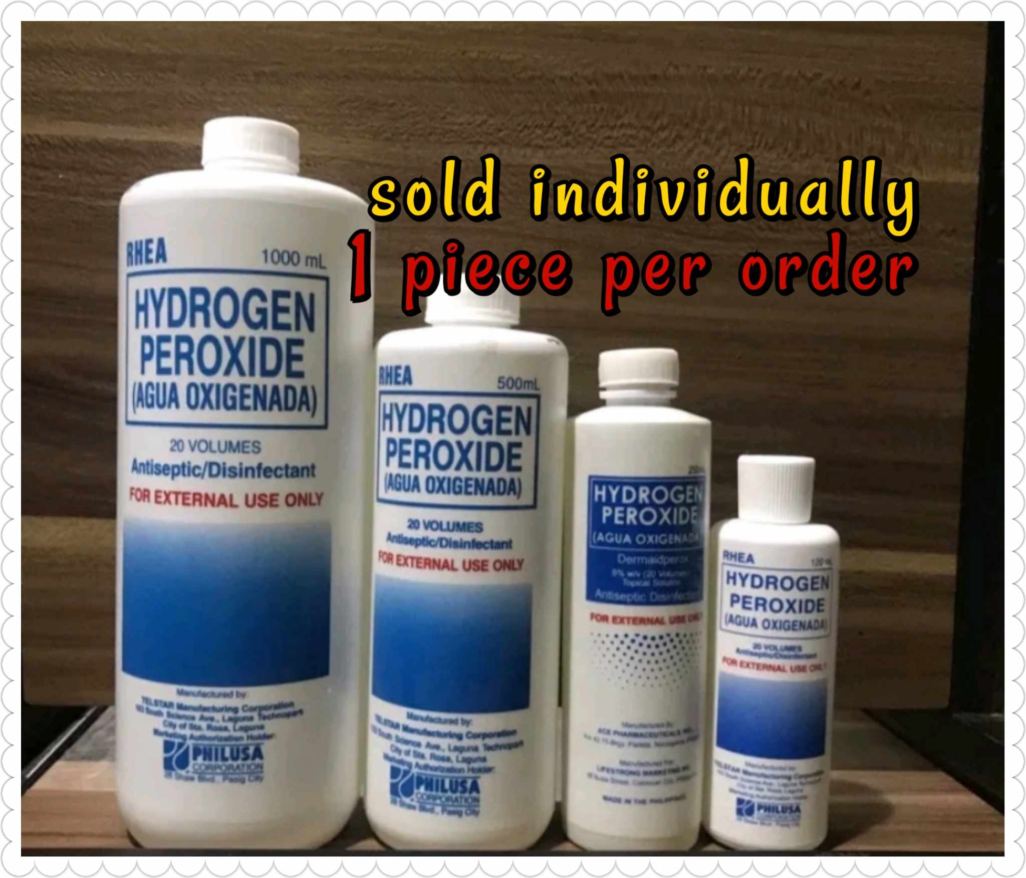 RHEA, Hydrogen Peroxide 120ml