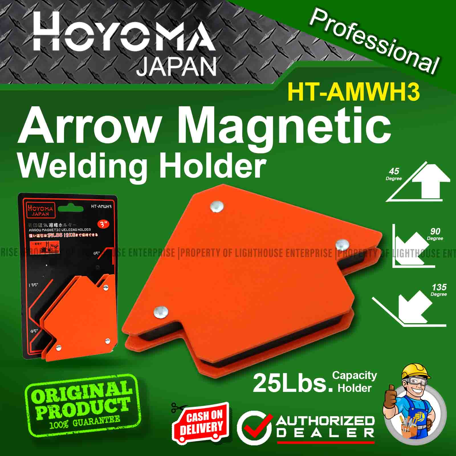 HOYOMA Japan Arrow Welding Holder / Steel Welding