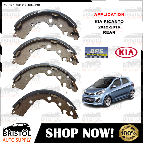 BPS BRAKE SHOE FOR KIA PICANTO 20122016 REAR (1 SET FOR REAR WHEEL