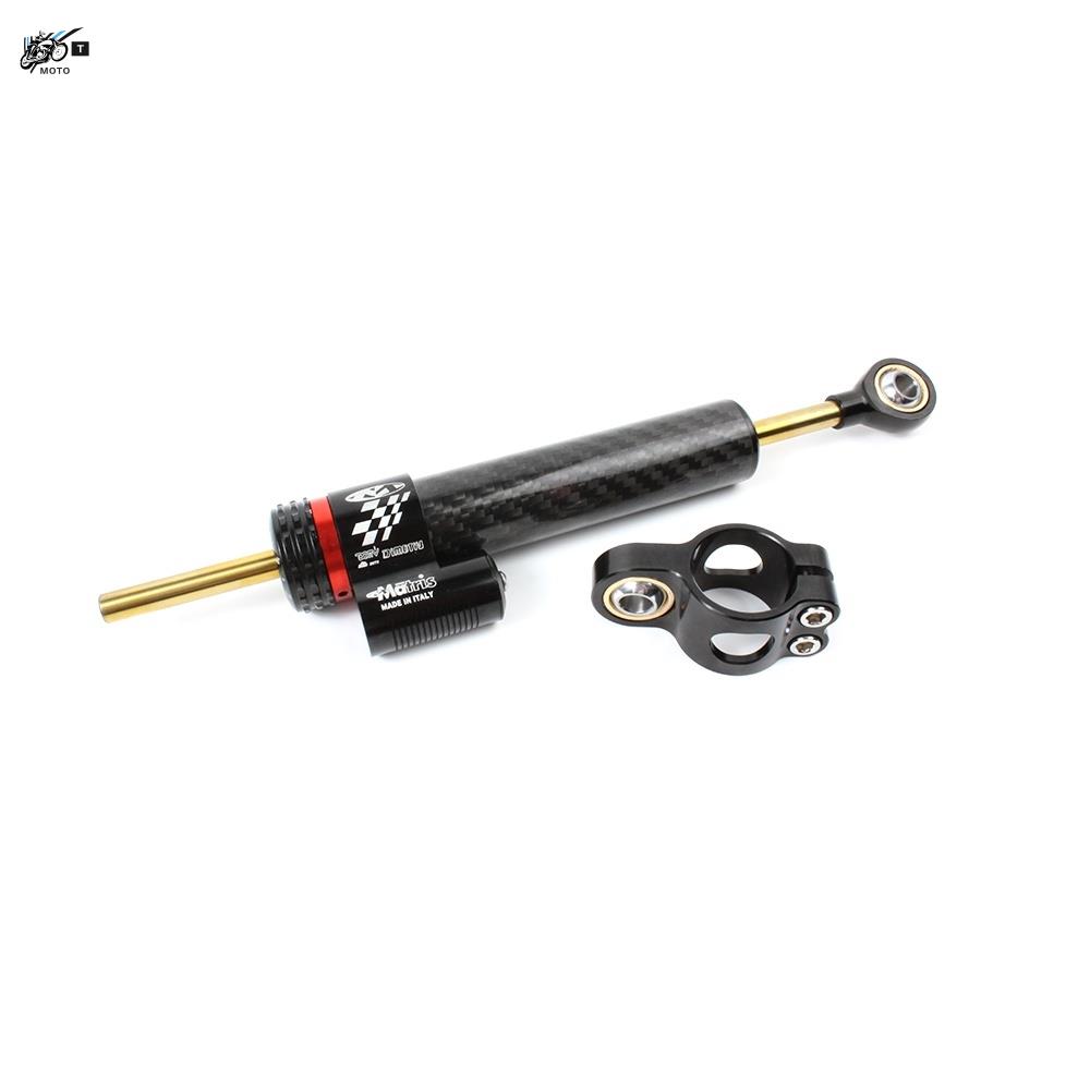 thumbnail interactive-video image 1 of BIK New Motorcycle ATV Racing Accessories Adjustable Ohlin Steering Damper For Kawasaki 400 CB650F YZF-R3 R25(Gold), Handlebars & Components - Canada 1 of 12