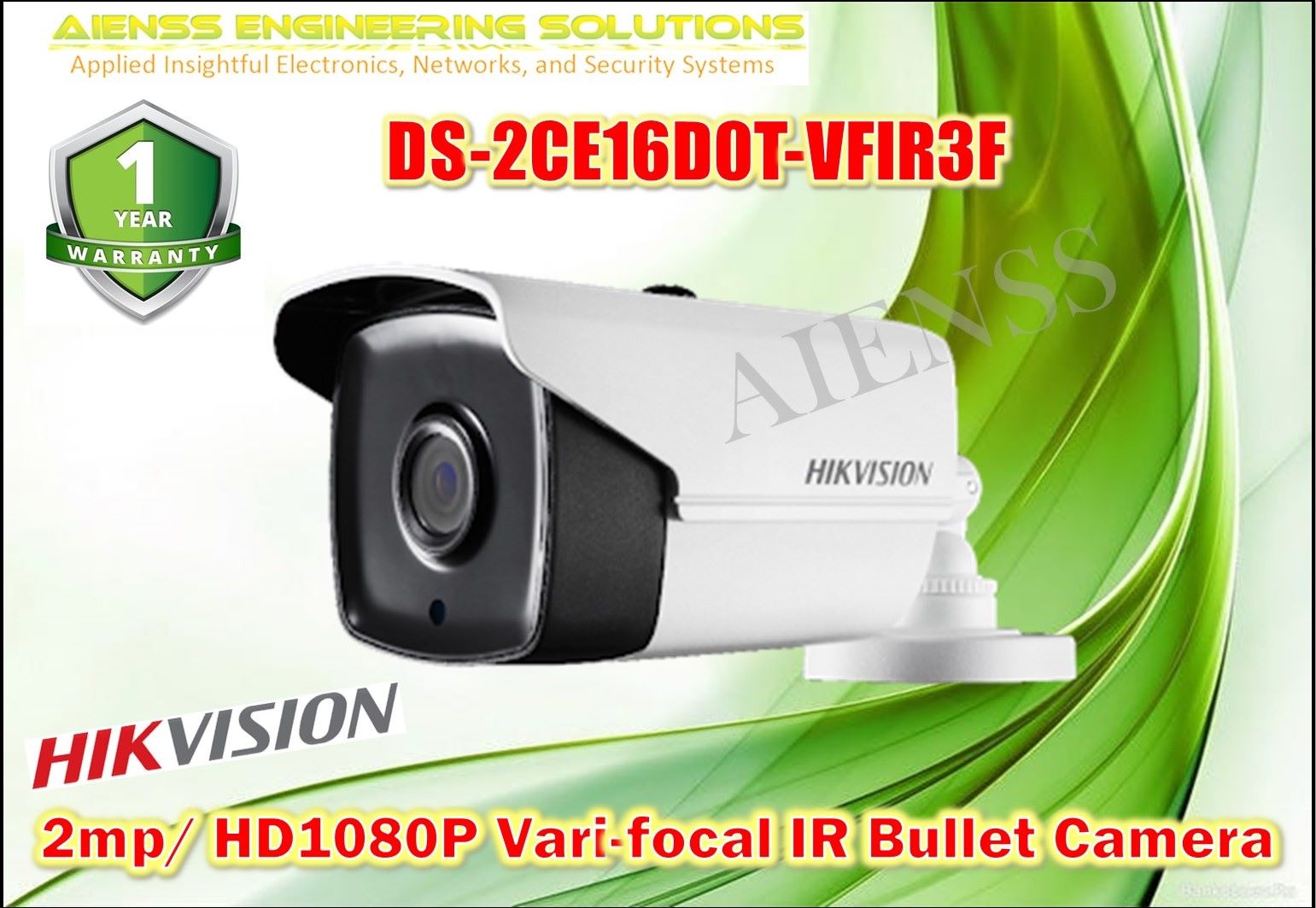 camara varifocal 1080p hikvision