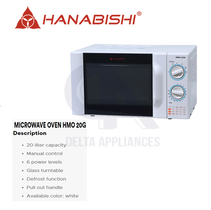 hanabishi microwave oven hmo 20g