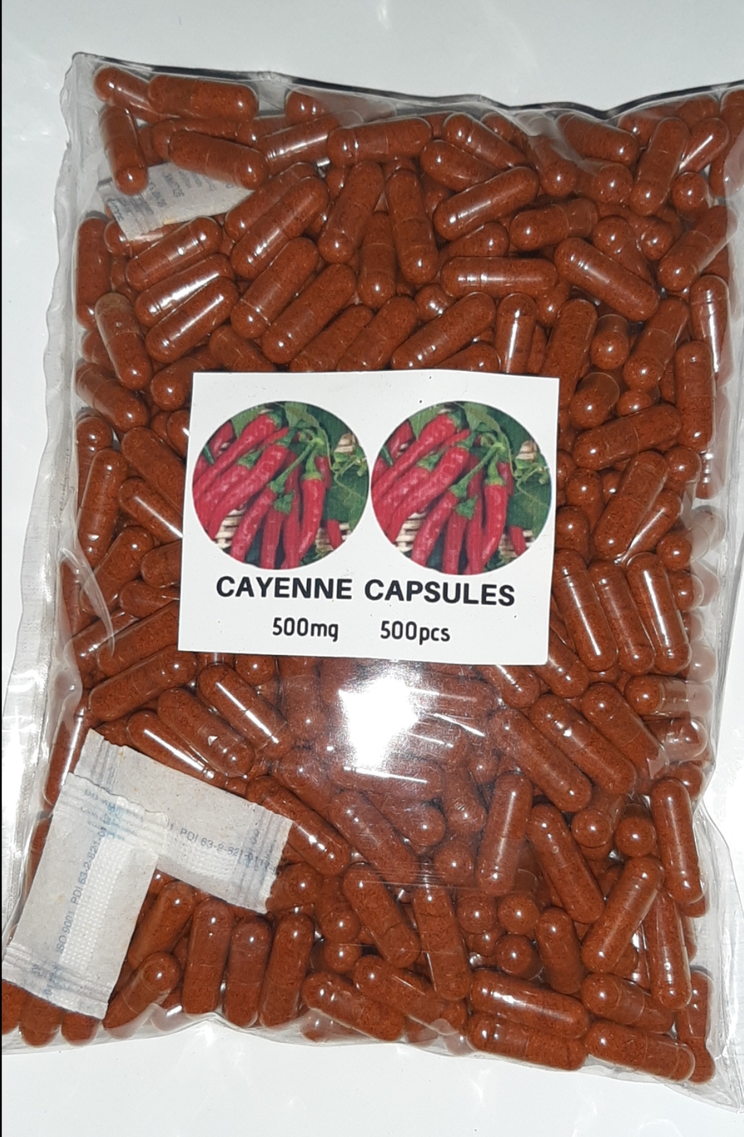 Cayenne Capsules 500mg 500pcs. Lazada PH