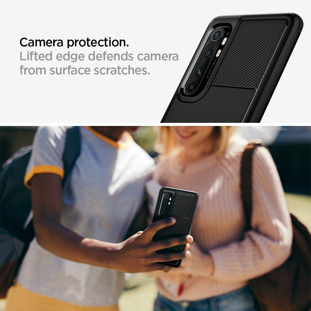 Spigen Xiaomi Mi Note 10 Lite Case Rugged Armor Black Tpu
