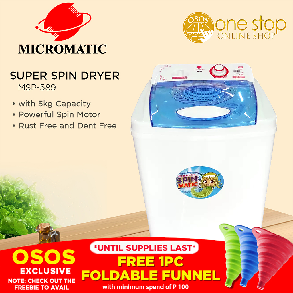 micromatic spin dryer price