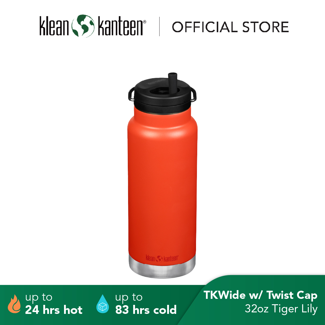 Klean Kanteen TKWide (32 oz) Tiger Lily / Twist Cap