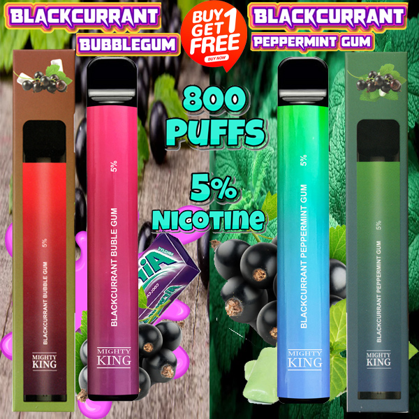BUY 1 TAKE 1 LEGIT MIGHTY KING Puff Plus smoke vapers full set（800