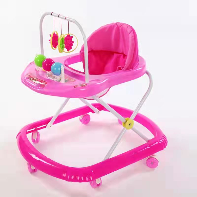 Baby Walker Baby Walkers with Play Toys Waker Toys Learning To Walk Adjustable Height Safety