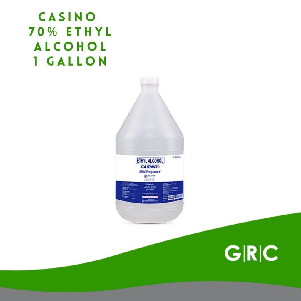 Casino 70 Ethhyl Alcohol 1 Gallon Lazada PH