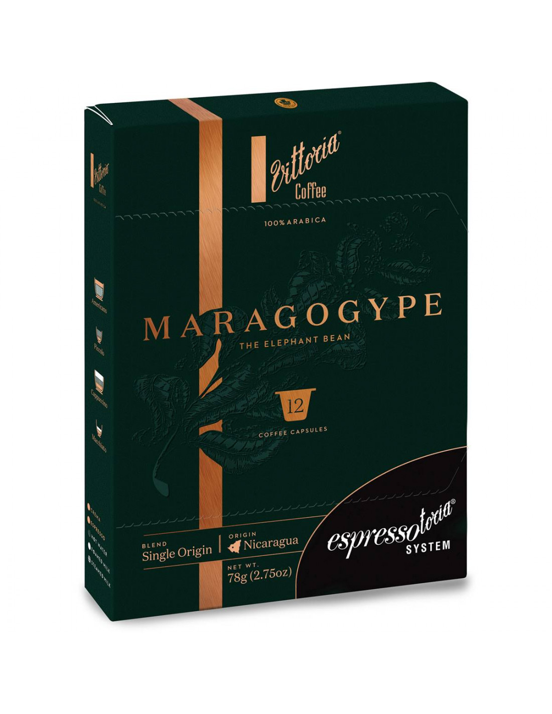 Vittoria Espressotoria Cofffee Capsules 