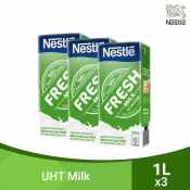 Nestle Fresh Milk 1L - Pack of 3