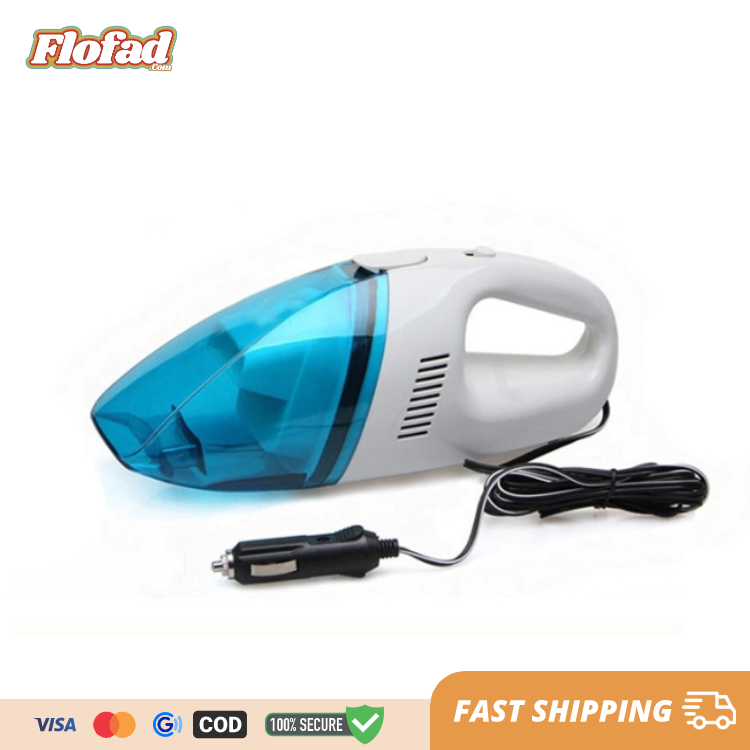 Flofad Portable Mini Car Vacuum Cleaner (Light blue), Portable Super