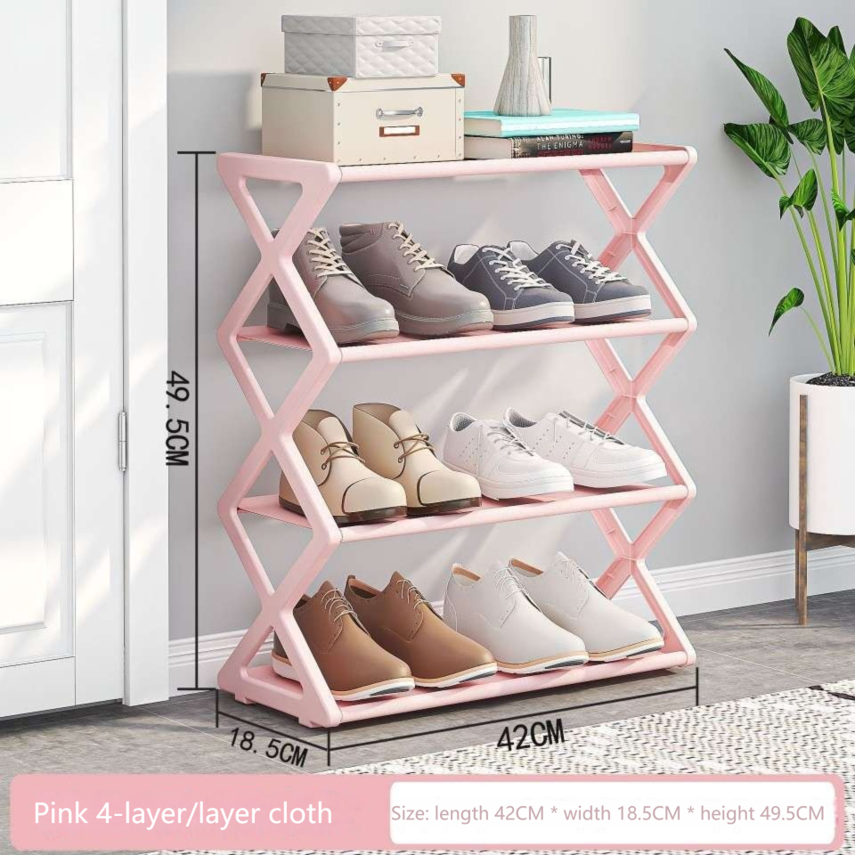 Creative Xshaped Shoe Rack Simple Shoe Rack Lazada PH