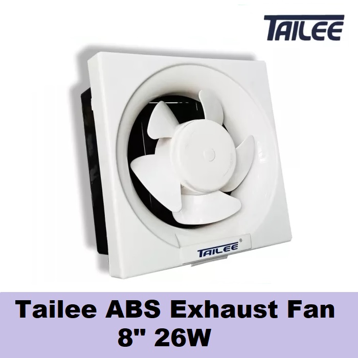Tailee Exhaust Fan 8" Wall Type Super Thin Blind Ventilating Fan